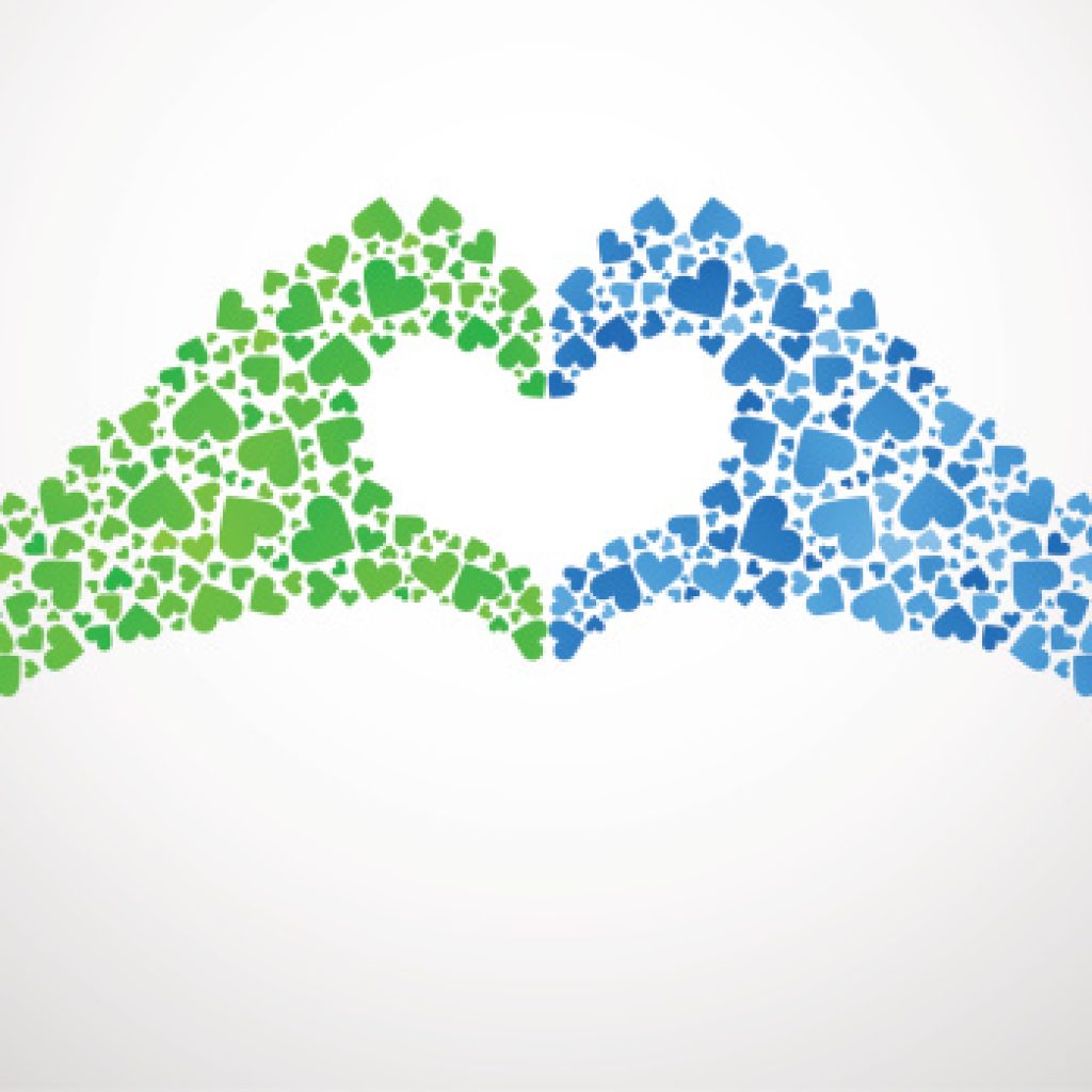 Heart from hands