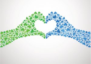 Heart from hands