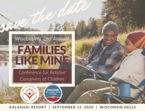 save-the-date-flyer Promotional image to advertise the 2020 Families Like Mine conference